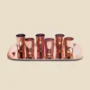 Sertodo Copper Copper Tequilero Shot Cup Flight Set Kitchen + Dining