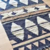 Amante Marketplace Shaggy Blue Rug