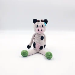 Pebble Baby Gifts Cow Rattle