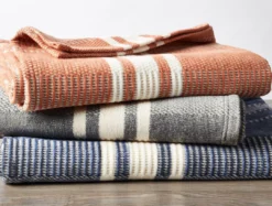 Coyuchi Cirrus Throw Blanket - Midnight Home Goods