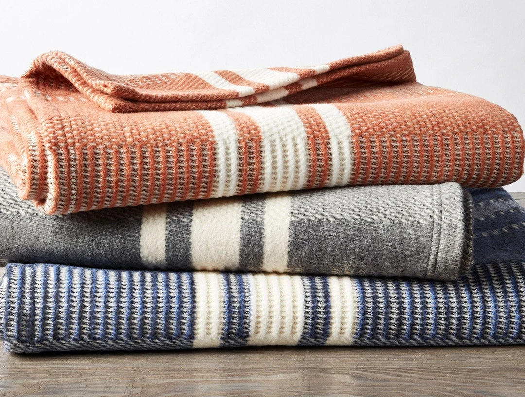 Coyuchi Cirrus Throw Blanket - Storm 4 Coyuchi Cirrus Throw Blanket - Storm