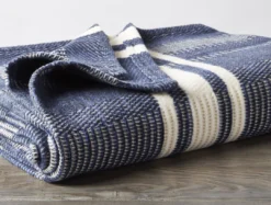 Coyuchi Cirrus Throw Blanket - Midnight Home Goods