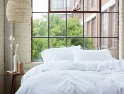 Coyuchi Cloud Brushed Flannel Pillowcases - Alpine White Fair Trade