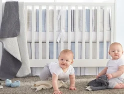 Coyuchi Cozy Cotton Baby Blanket - Charcoal Home Goods