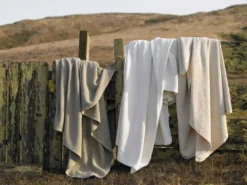 Coyuchi Quilts + Blankets Honeycomb Blanket - White