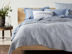 Coyuchi Lost Coast Pillow Cover - Marine Home Goods