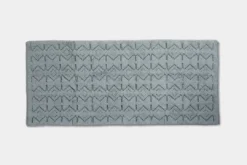 Coyuchi Mosaic Canyon Bath Runner - Palest Ocean / Slate Home Goods