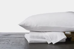 Coyuchi Jersey Envelope Pillowcase Set - Alpine White Home Goods