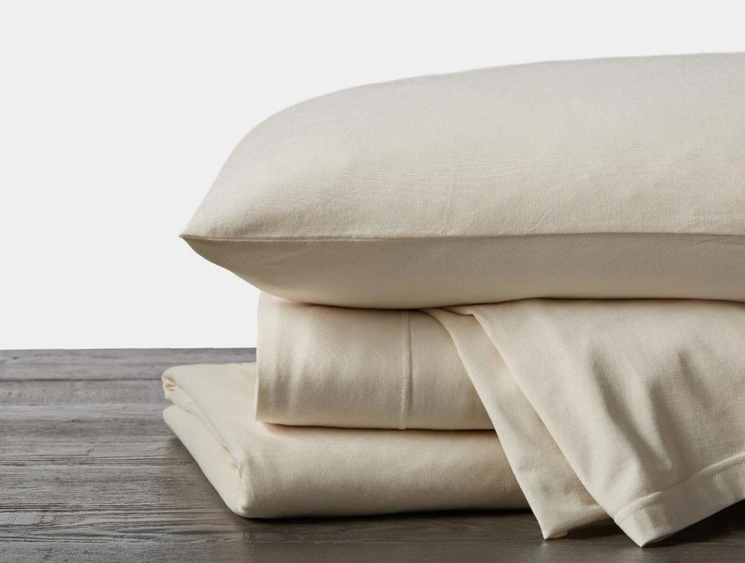 Coyuchi Fair Trade Jersey Envelope Pillowcase Set - Undyed 6 Coyuchi Fair Trade Jersey Envelope Pillowcase Set - Undyed