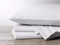 Coyuchi Percale Pillowcase Set - Alpine White Home Goods
