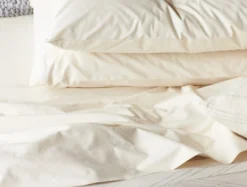 Coyuchi Home Goods Percale Pillowcase Set - Undyed