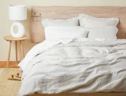 Coyuchi Relaxed Linen Duvet Cover - Fog Home Goods
