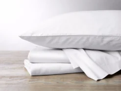 Coyuchi Sateen Pillowcase Set - Alpine White Home Goods