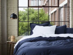 Coyuchi Sateen Pillowcase Set - Moonlight Blue