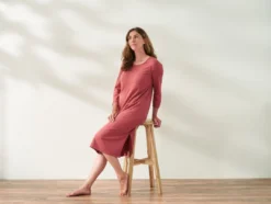 Coyuchi Best Sellers Solstice Nightgown - Rosehip