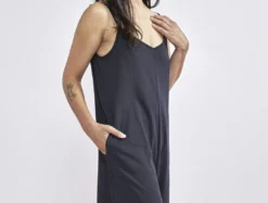 Coyuchi Best Sellers Solstice Romper - Deep Graphite
