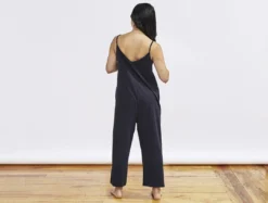 Coyuchi Best Sellers Solstice Romper - Deep Graphite