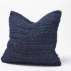Coyuchi Home Goods Woven Rope Decorative Pillow Cover - Indigo