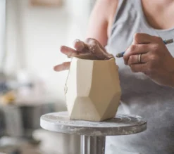 Lauren HB Studio Crag Porcelain Vase Home Goods