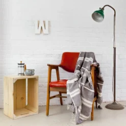 Creative Women Home Goods Aden Bath Towel - Gray + Natural 9 Creative Women Home Goods Aden Bath Towel - Gray + Natural