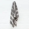 Creative Women Home Goods Aden Bath Towel - Gray + Natural
