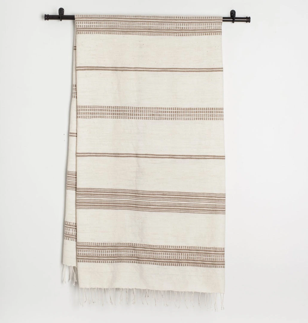 Creative Women Aden Bath Towel - Natural + Stone 5 Creative Women Aden Bath Towel - Natural + Stone