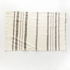 Creative Women Home Goods Avery Tea Towel - Gray