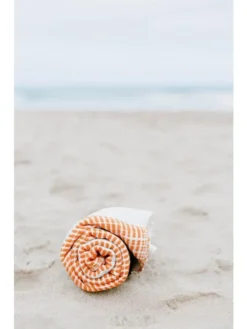 Creative Women Camden Bath Towel - Tangerine + Azure Home Goods