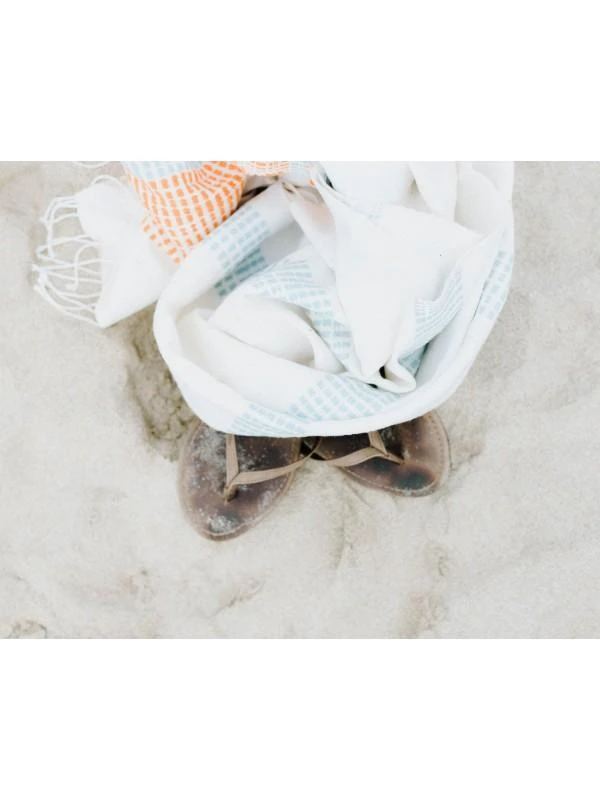 Creative Women Camden Bath Towel - Tangerine + Azure Home Goods 5 Creative Women Camden Bath Towel - Tangerine + Azure Home Goods