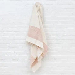 Creative Women Home Goods Riviera Bath Towel - Blush