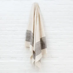 Creative Women Home Goods Riviera Bath Towel - Gray