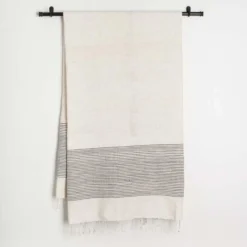 Creative Women Home Goods Riviera Bath Towel - Gray