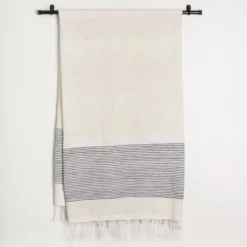 Creative Women Home Goods Riviera Bath Towel - Navy