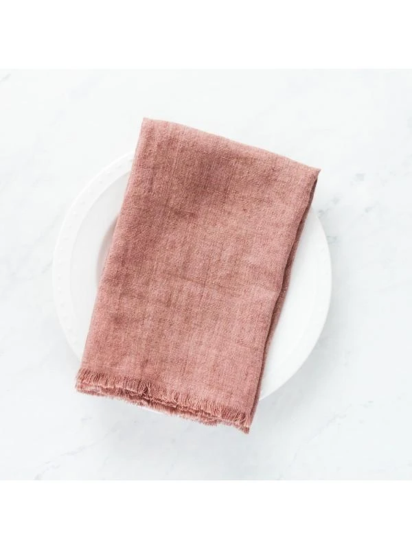 Creative Women Stone Washed Linen Napkin - Ash Rose Best Sellers 5 Creative Women Stone Washed Linen Napkin - Ash Rose Best Sellers