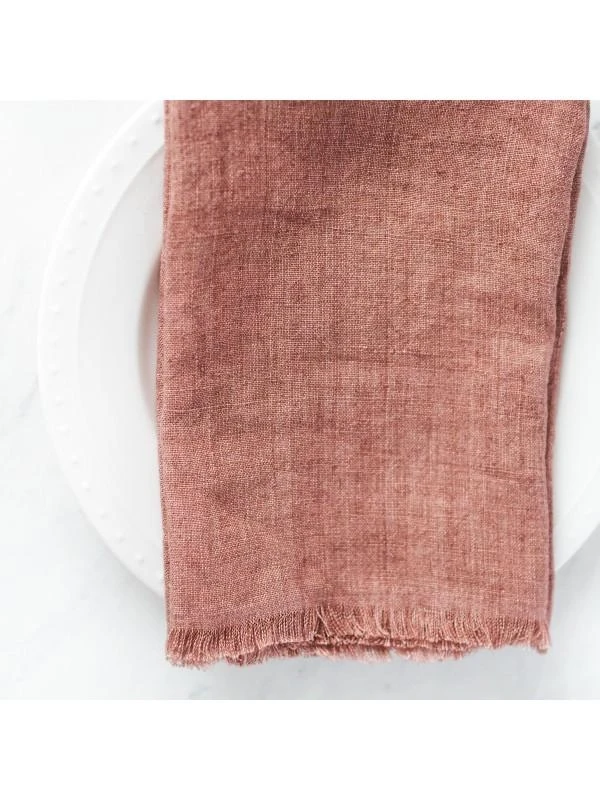 Creative Women Stone Washed Linen Napkin - Ash Rose Best Sellers 6 Creative Women Stone Washed Linen Napkin - Ash Rose Best Sellers