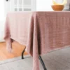 Creative Women Best Sellers Stone Washed Linen Tablecloth - Ash Rose
