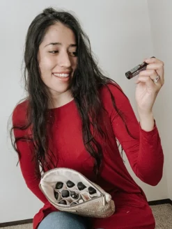 Carry Courage Creator Cork Essential Oils Bag - Natural Accessories