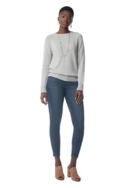 Synergy Organic Clothing Crew Sweater - Heather Gray Sale