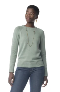 Synergy Organic Clothing Crew Sweater - Lily Pad