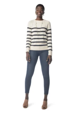 Synergy Organic Clothing Crew Sweater - Stripe