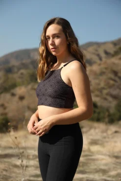 Wolven Crisscross Four-Way Recycled Top - Summit