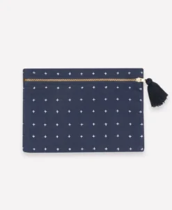Anchal Cross Stitch Clutch Pouch
