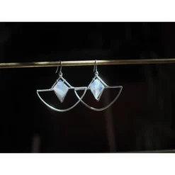 Iron Oxide Crystal Amulet Earrings Jewelry 14 Iron Oxide Crystal Amulet Earrings Jewelry