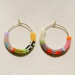 Kisiwa Cuerda One Of A Kind Hoop Earrings Jewelry