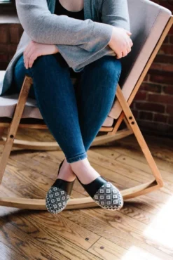 Darzah Black Tatreez Flat D'orsay