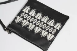 Darzah Cypress Tatreez Crossbody Bag - Ecru