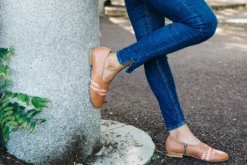 Darzah Tatreez Oxford - Nude Shoes