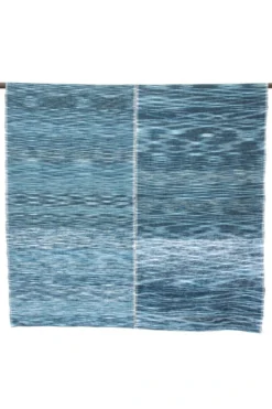 Swahili African Modern Home Goods Deep Blue Waha Gabi Shawl