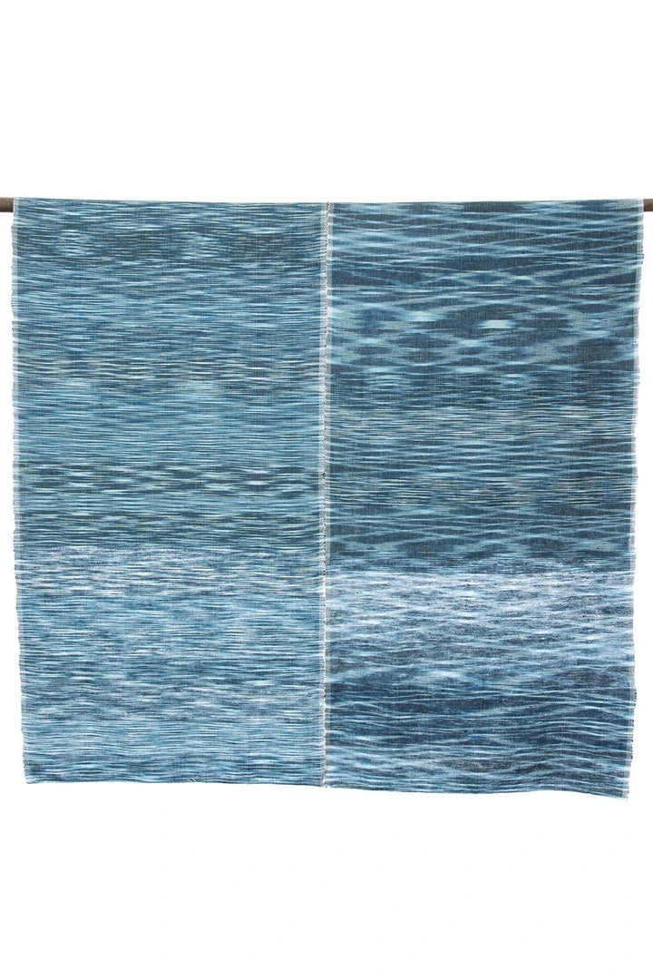 Swahili African Modern Home Goods Deep Blue Waha Gabi Shawl 3 Swahili African Modern Home Goods Deep Blue Waha Gabi Shawl