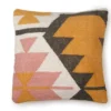 Casa Amarosa Desert Kilim Wool Geometric Throw Pillow Cover 1 Casa Amarosa Desert Kilim Wool Geometric Throw Pillow Cover